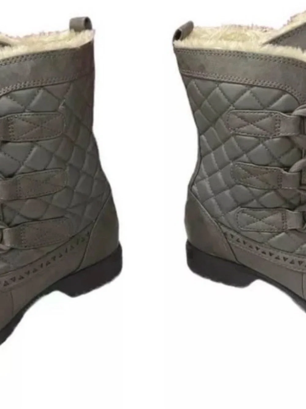 Keds Women’s Powder Puff Winter Snow Boots Grey Size 6 Pre-owned
